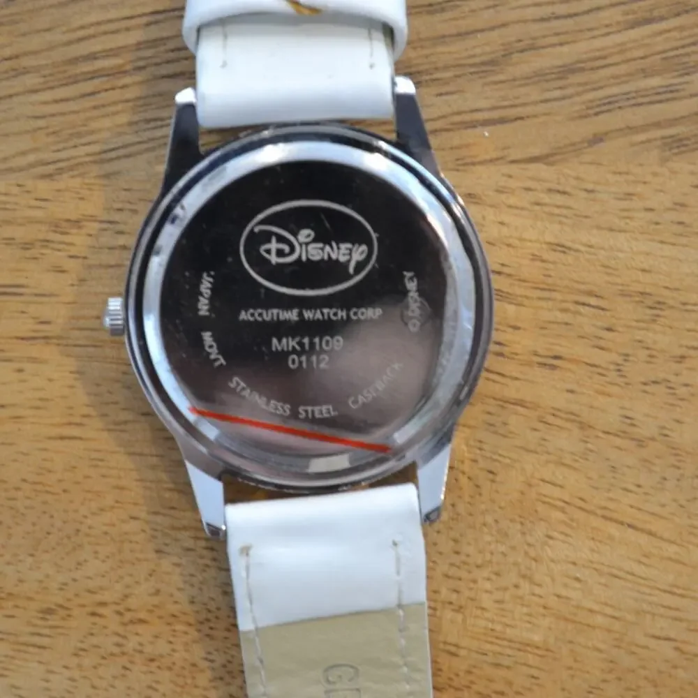 Disney Micky Mouse Wrist Watch White Silver MK1109